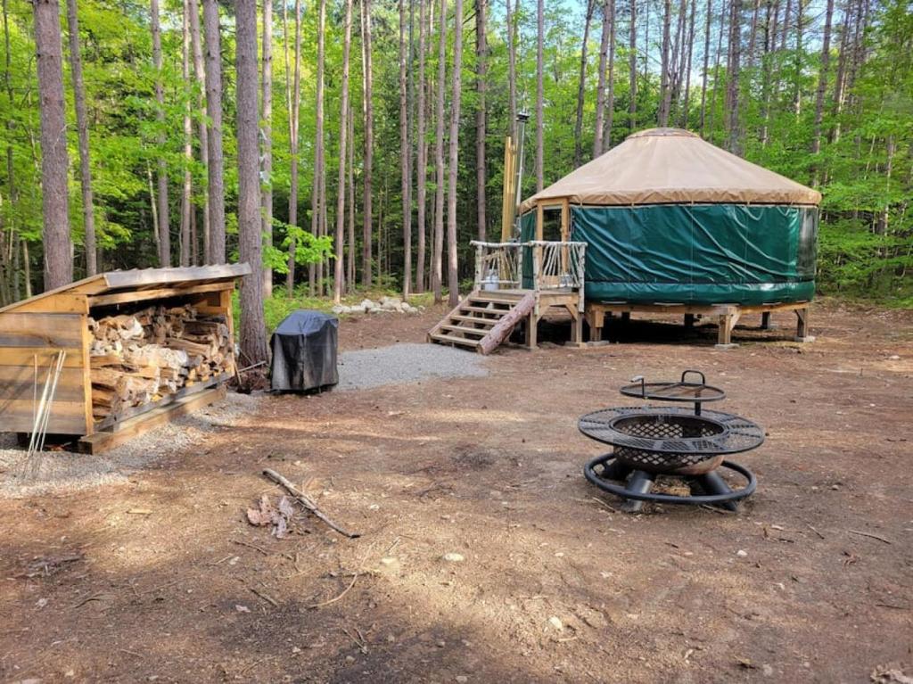 Rufus III Yurt on the river